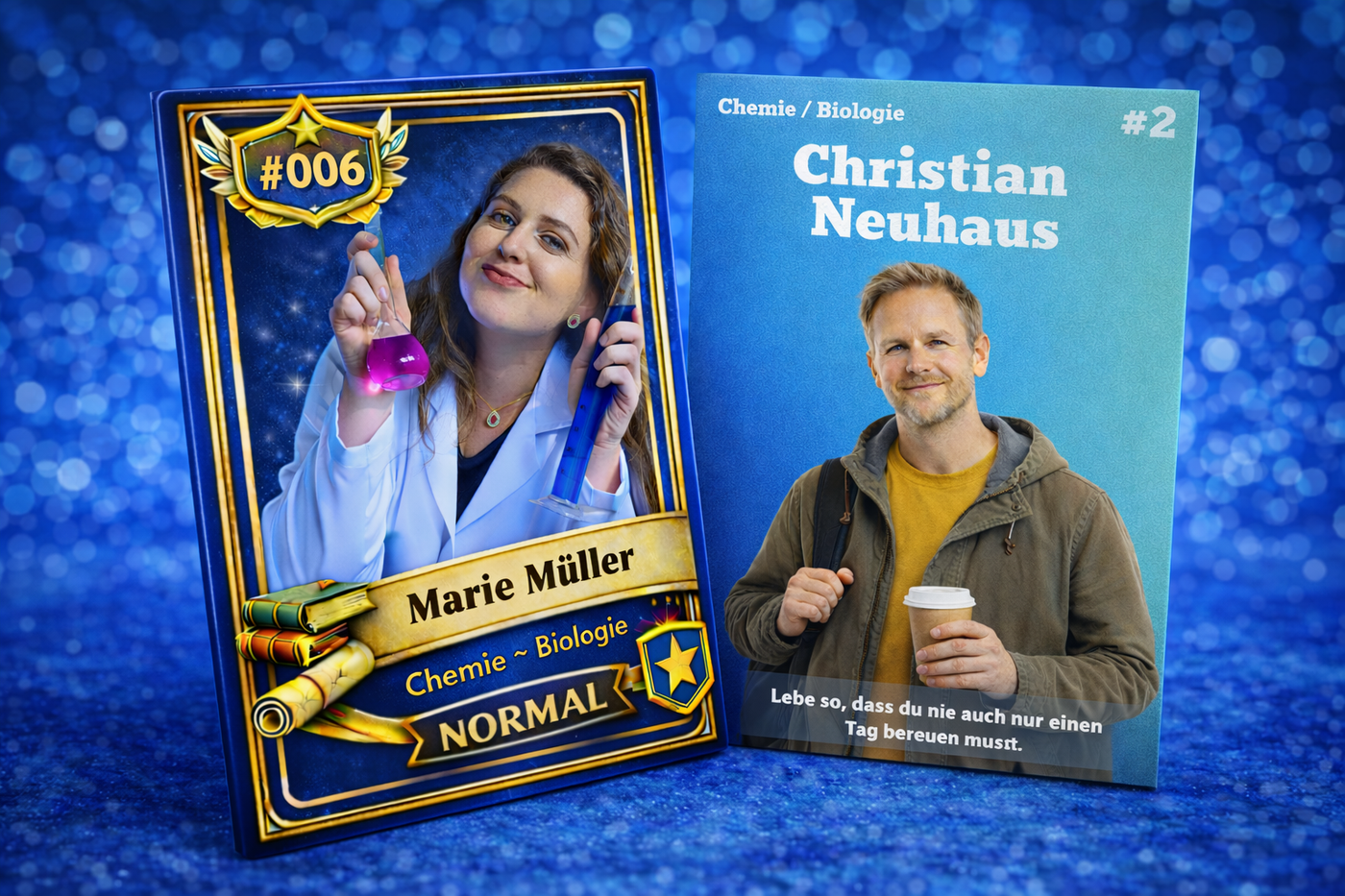 AbiKarten Beispielkarten